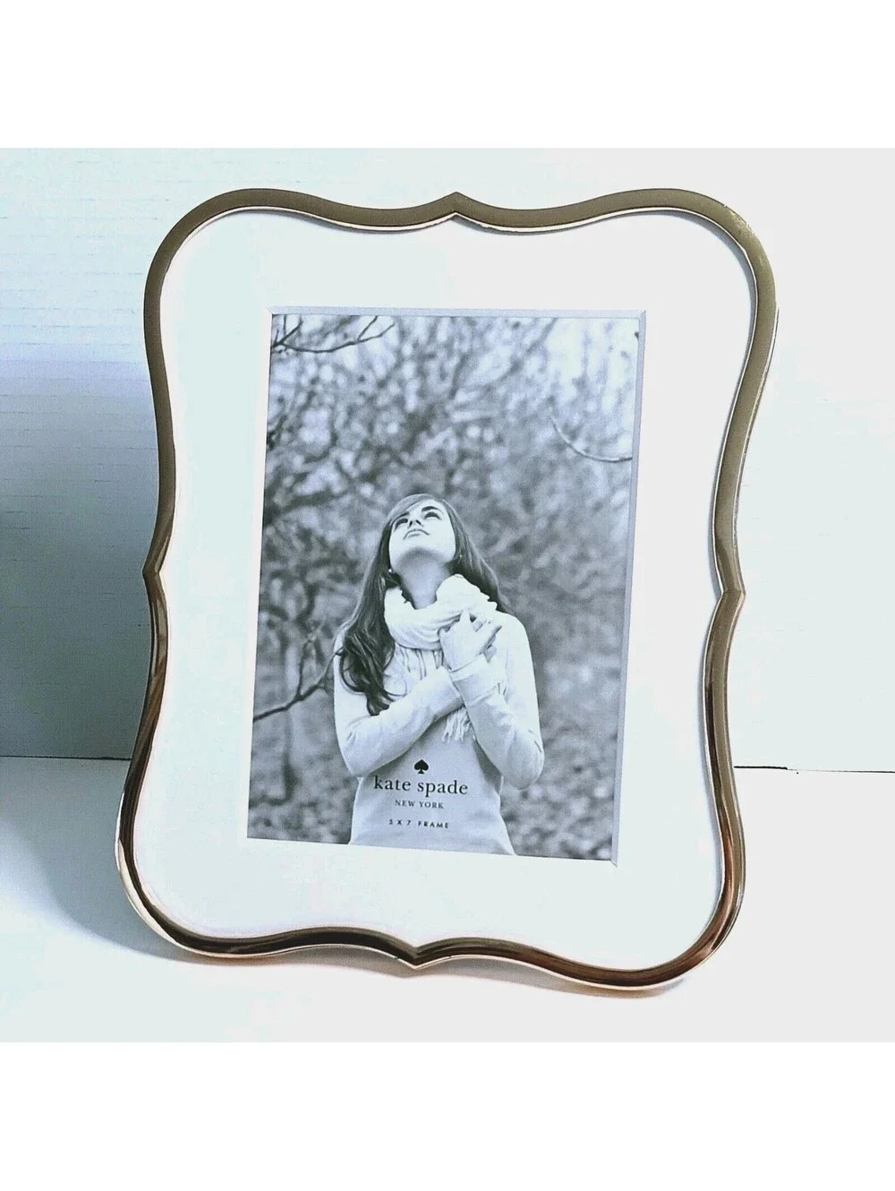 Kate Spade Lenox Gold Tone Over Silver Plate 5X7